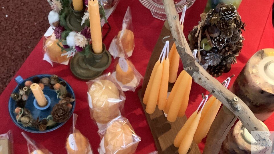 軽井沢クリスマスマーケット出店-西山ろうそく工房