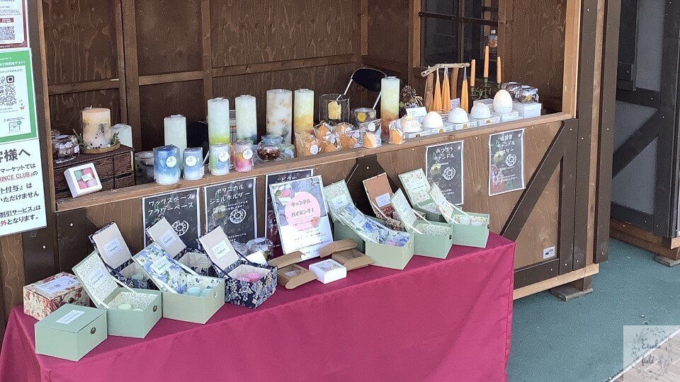 軽井沢クリスマスマーケット出店-西山ろうそく工房