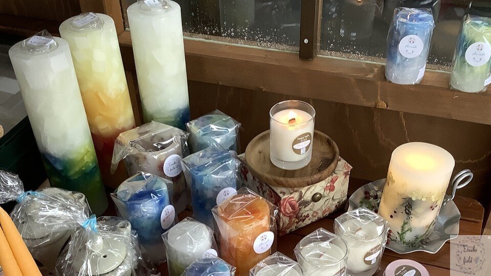 軽井沢クリスマスマーケット出店-西山ろうそく工房